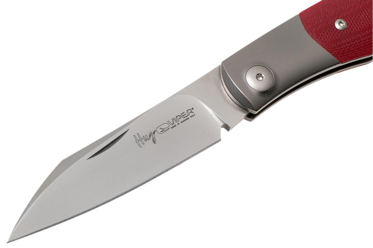 Viper Hug V5992GR Red G10 zakmes, Sacha Thiel design