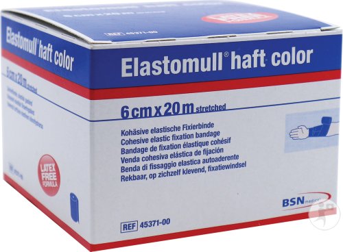 BSN Medical Elastomull Haft Sans Latex 6cmx20m Bleu 1 Pièce (4537100)