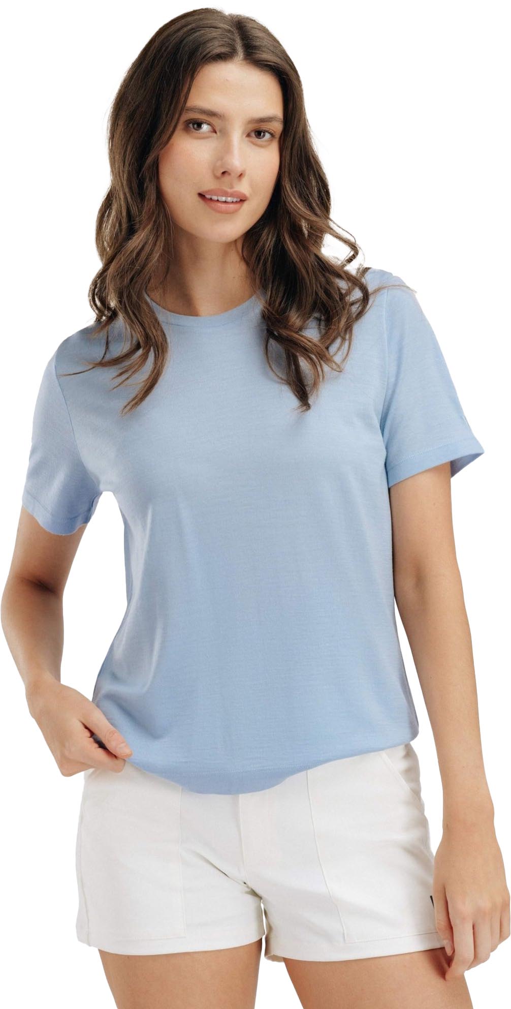 Tuva T-Shirt Dame Light Sky