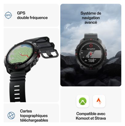 Montre GPS Polar Grit X2 Pro Noir Night   Ceinture Cardiaque H10