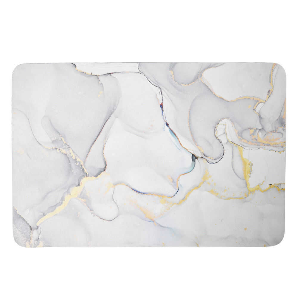 Tapis de bain motif marbré 40x60cm (3 modèles)