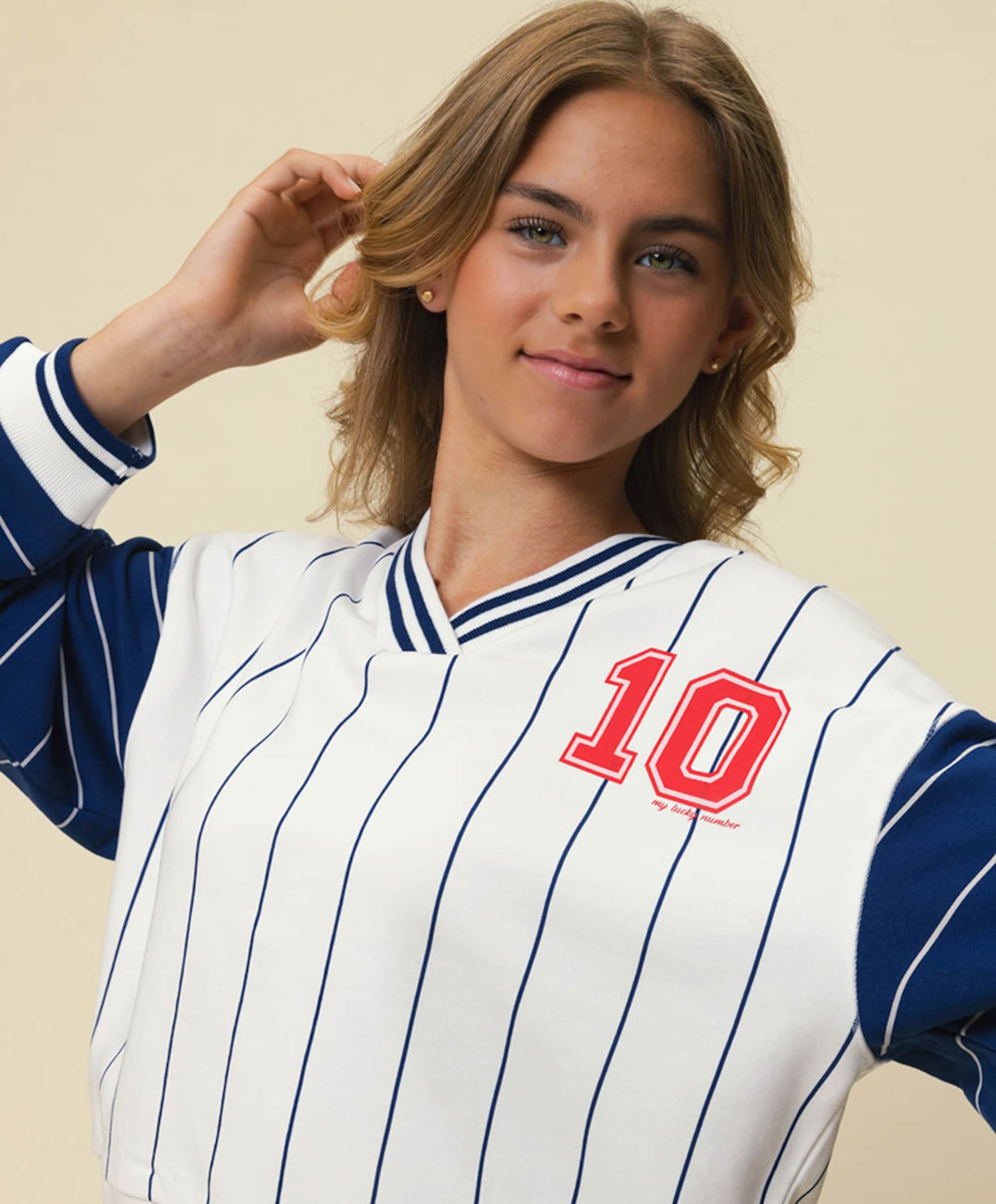 Looxs 10Sixteen Meisjes sweater wit