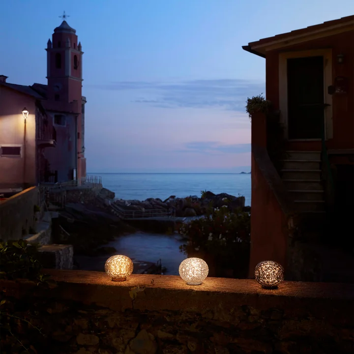 Kartell - Mini Planet LED Akkuleuchte, rauchgrau