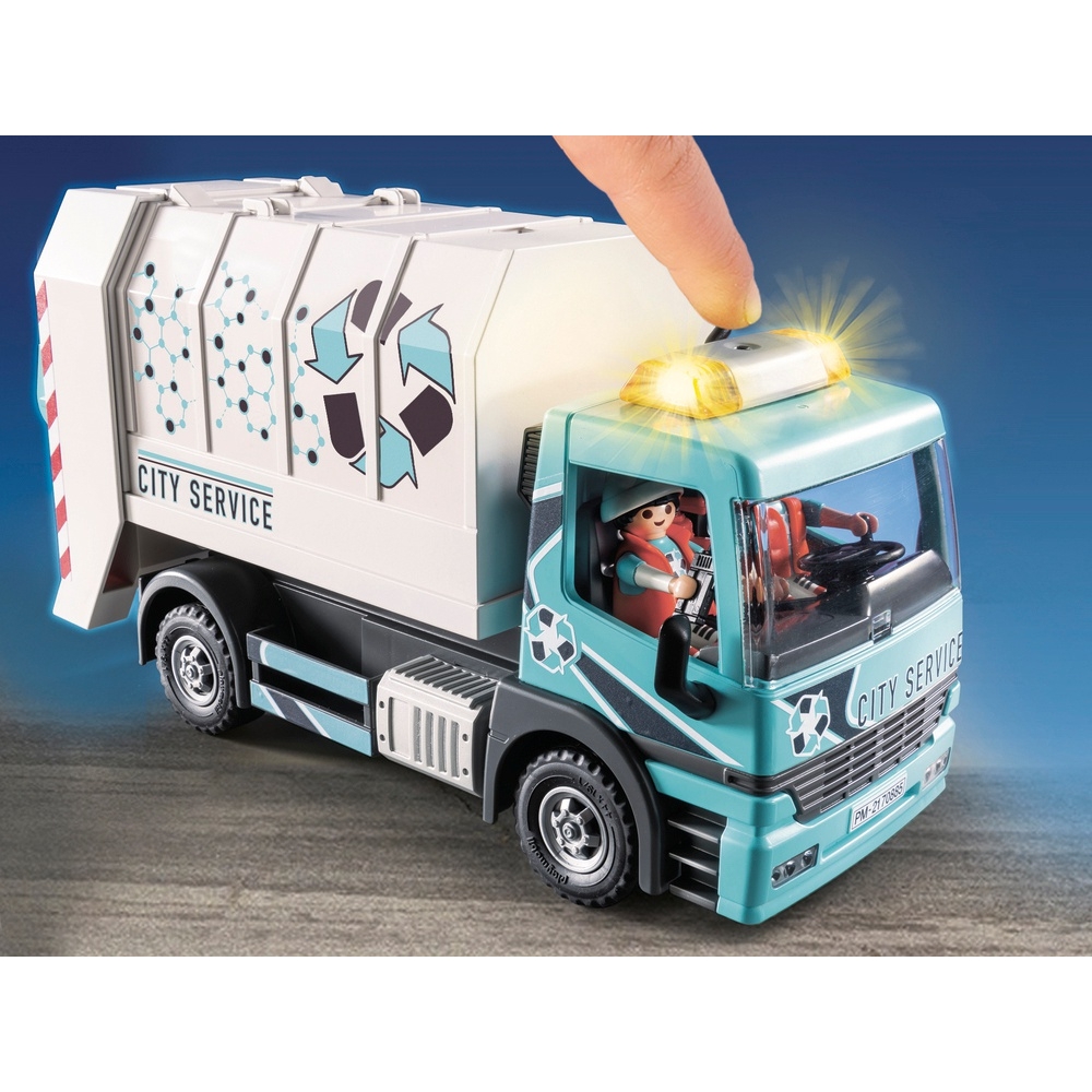 Playmobil City Life 70885 Müllwagen mit Blinklicht