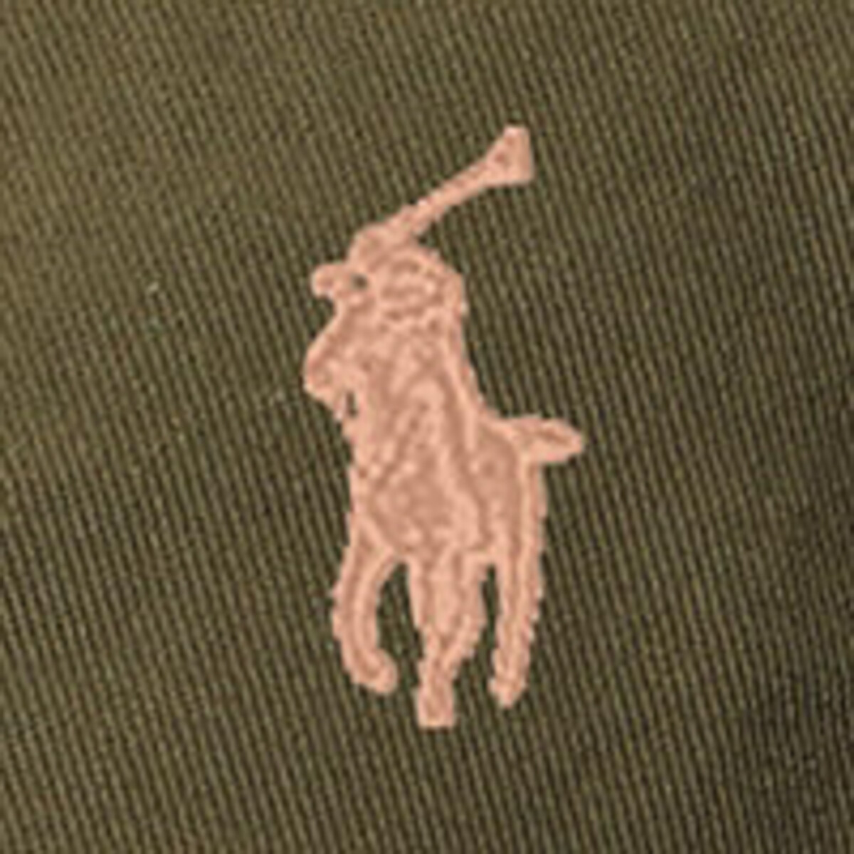 POLO RALPH LAUREN<br>Boné de beisebol em algodão, chino