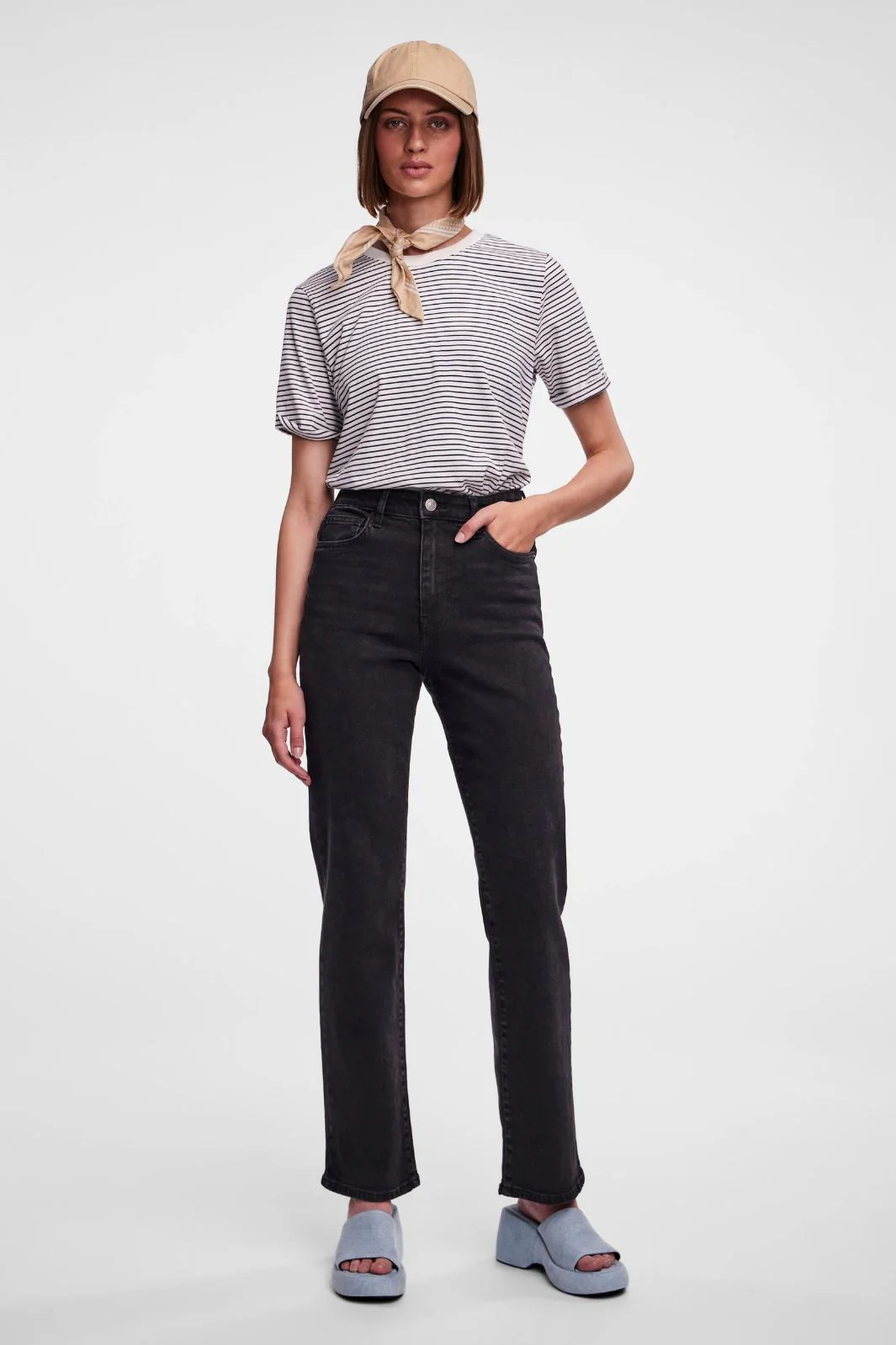 Pieces Pckelly Straight Jeans Bl102