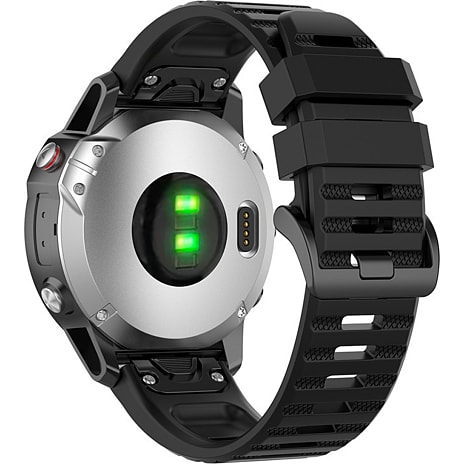 Fixed silikonerem til Garmin Smartwatch - sort
