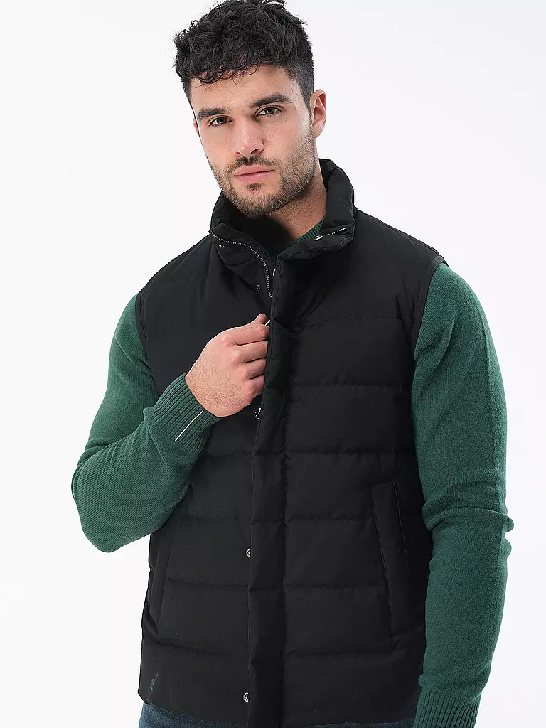 GIMO'S Steppgilet schwarz
