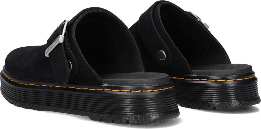 Dr. Martens Klompen Brookline Mule Black Bronx Suede