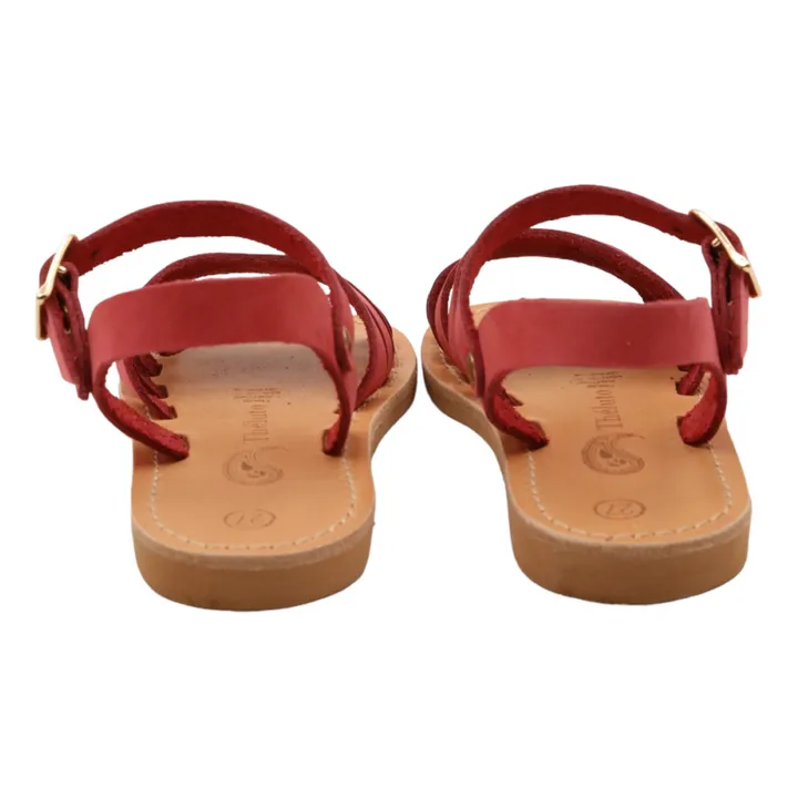 Théluto Sandales Alienor | Rouge framboise