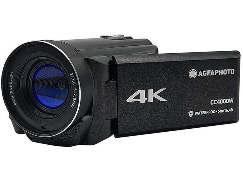 Agfa Videokamera Realimove CC4000W Wasserdichte 4K Videokamera