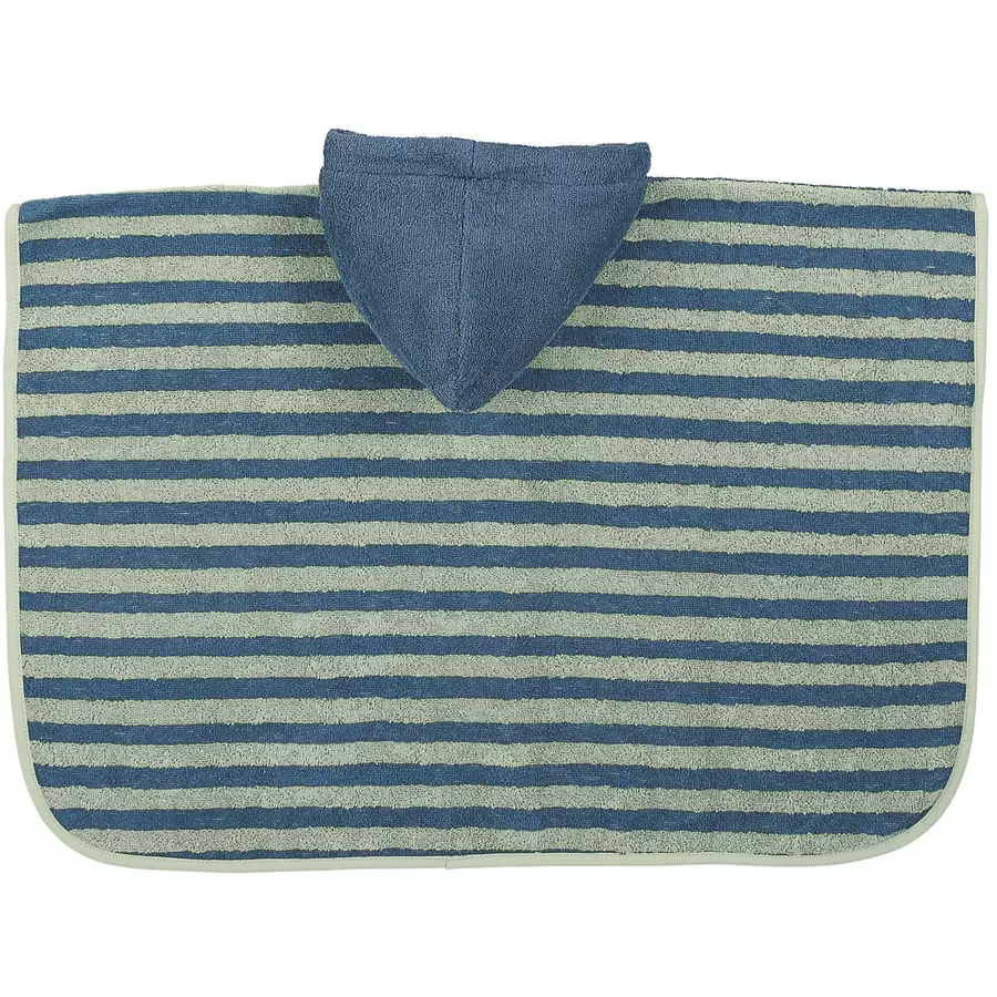 Sterntaler Badeponcho Emmilius mittelblau