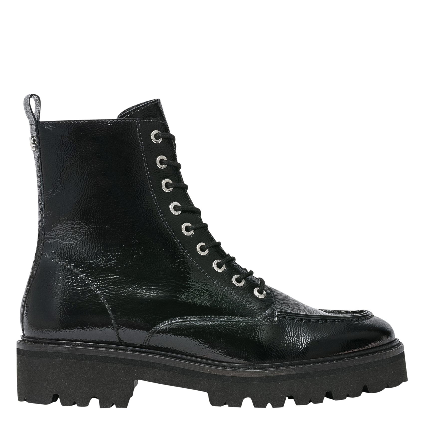 SCARLETT - Bottines en cuir vernis | Noir