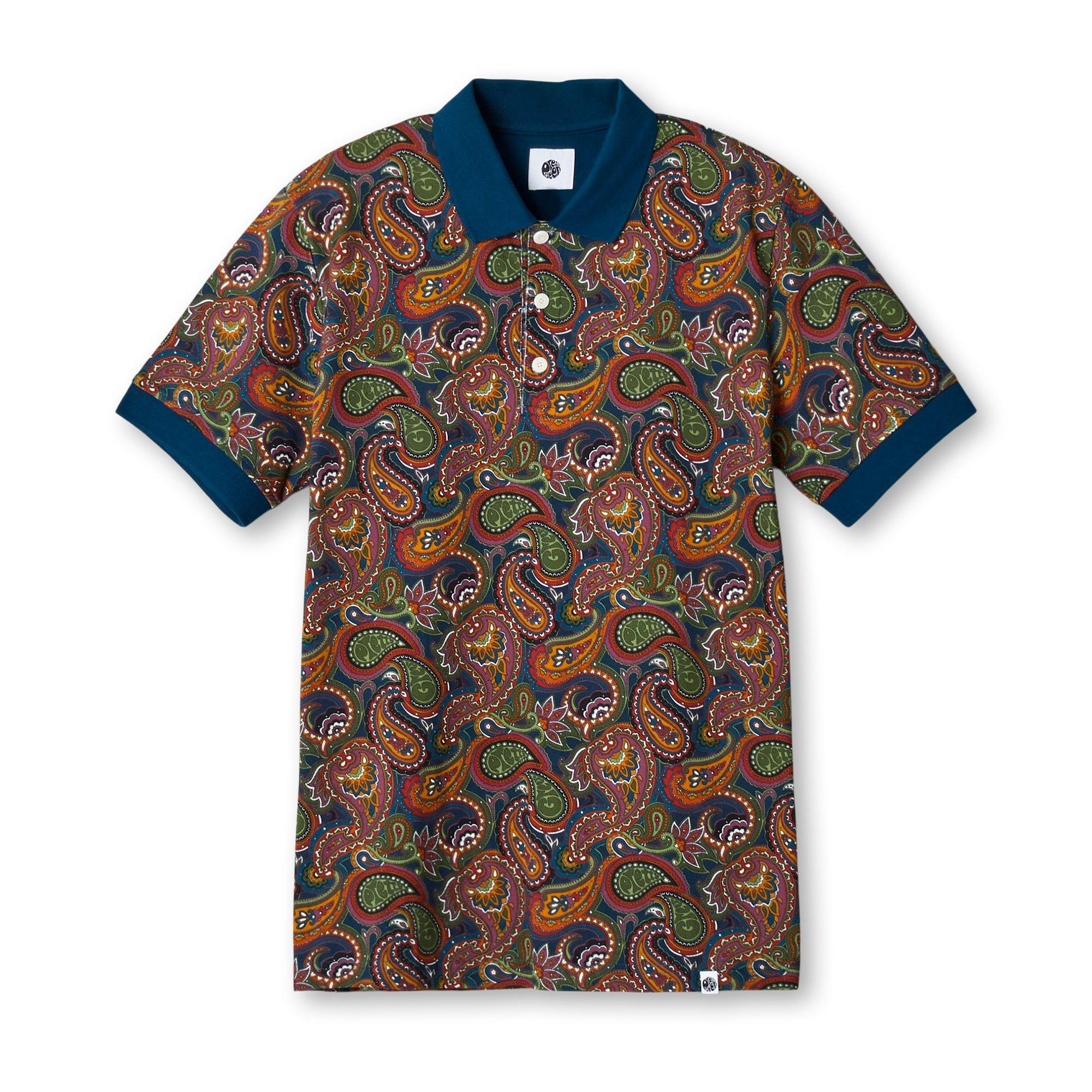 Pretty Green 15th Paisley Polo Shirt