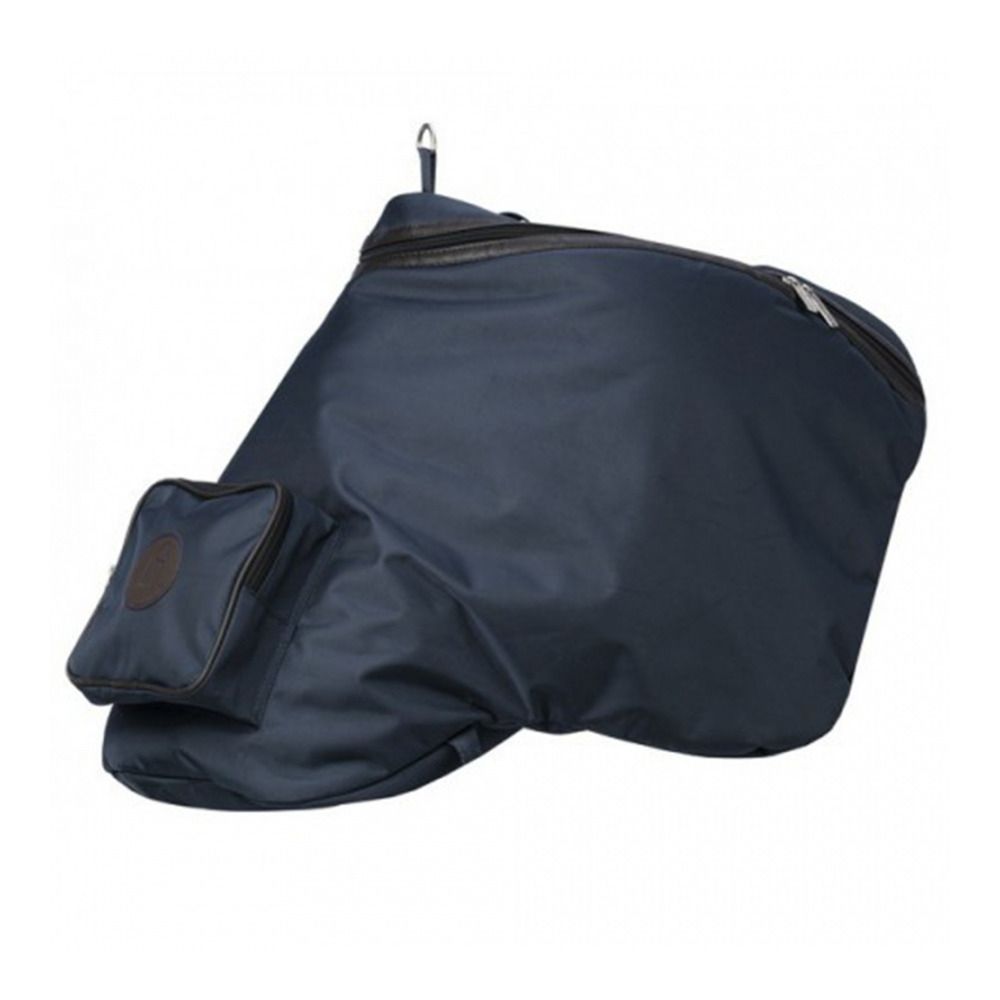 Equitheme PREMIUM - Sac À dos pour selle marine