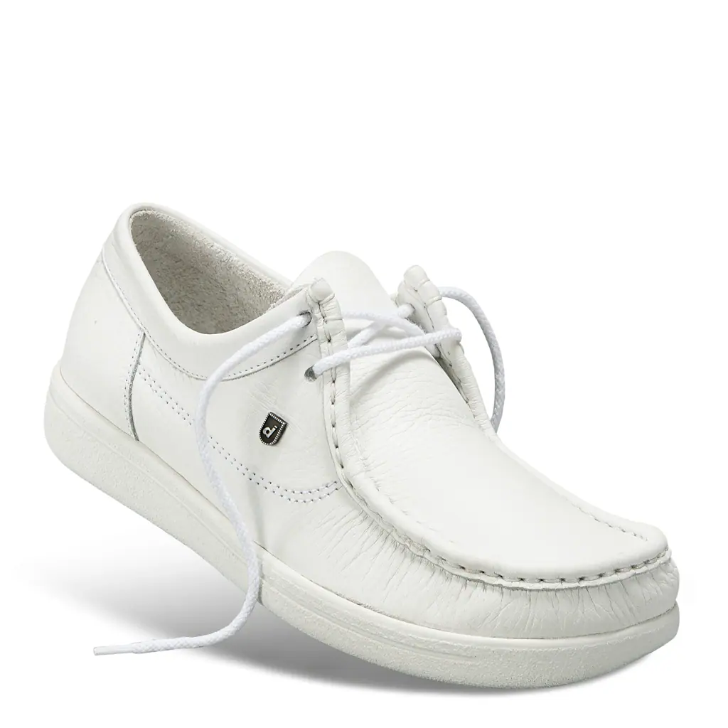 Schnürschuhe - Mokassin LATINO weiss