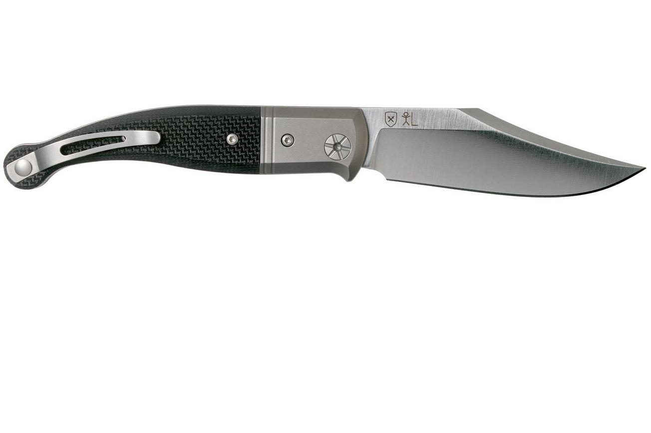 LionSteel Gitano Black G10 GT01 GBK zakmes, Gudy van Poppel design