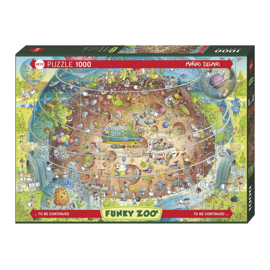 Puzzle - Funky Zoo -Cosmic Habitat - 1000 Pièces