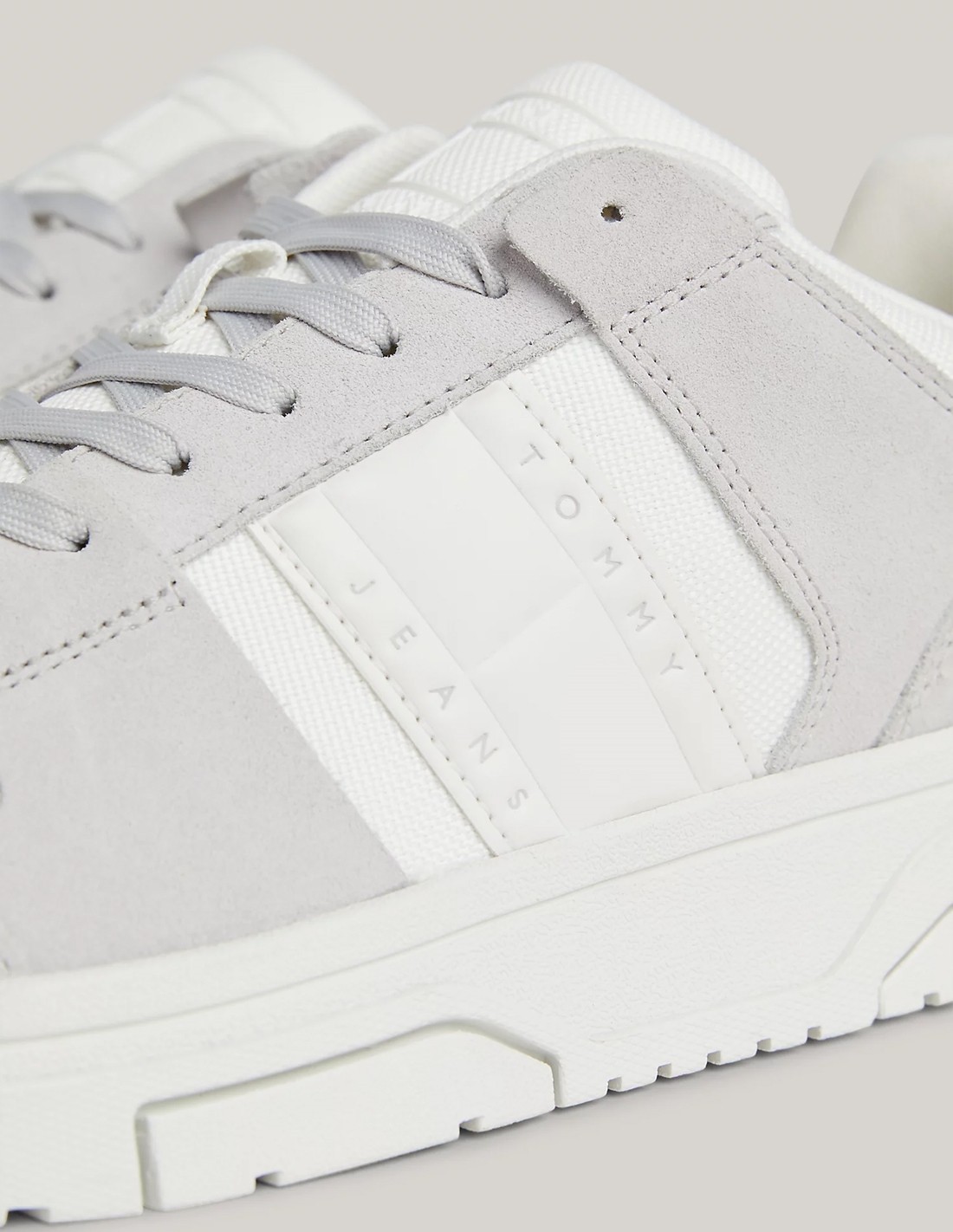 tommy hilfiger Baskets de ville Homme The Brooklyn Suede Blanc/Gris