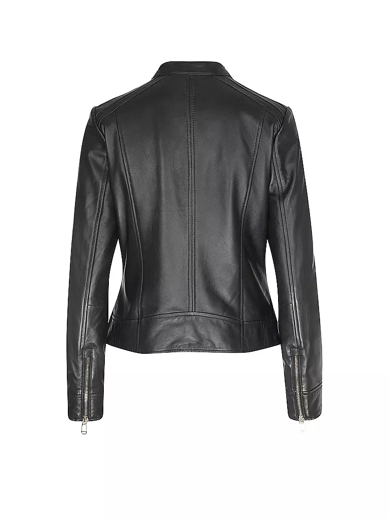 JOOP Lederjacke  schwarz