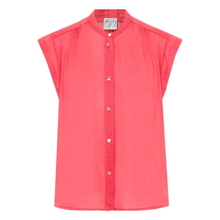 Forte Forte Blouse Voile de Coton et Soie | Rose