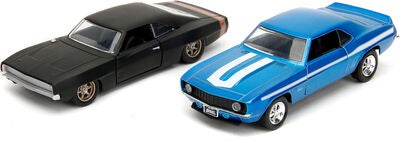 Jada Toys Fast & Furious Biler Doublepack Dodge Charger & Chevrolet Camaro 1:32