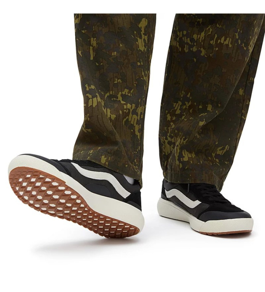 Tênis Vans UA Ultrarange Exo SE Herringbone em couro preto