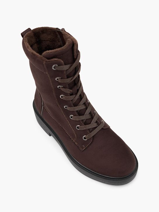 Graceland Schnür-Stiefelette Bordeaux