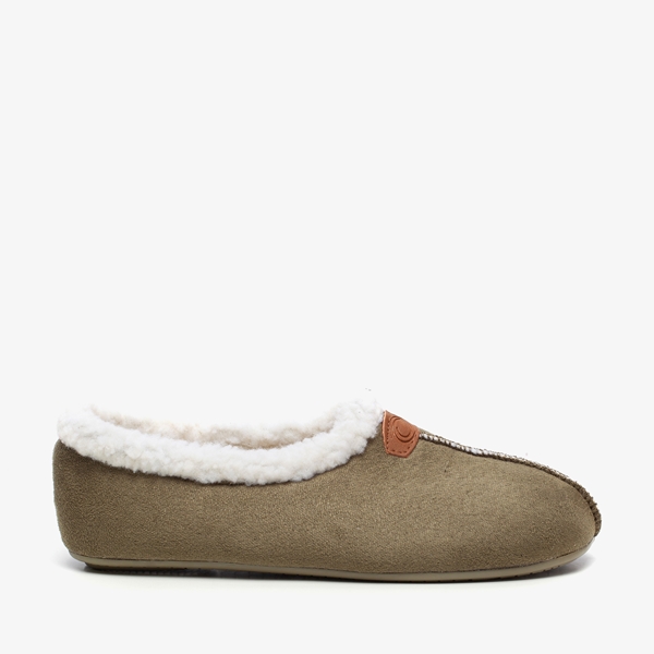 Thu!s gevoerde dames pantoffels