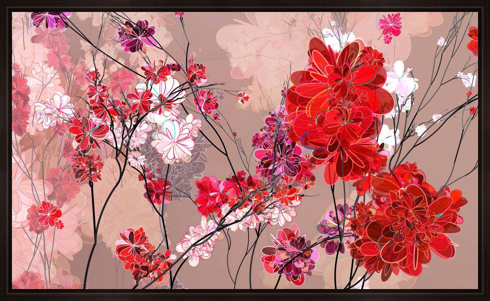 crimson and scarlet I by Holger Lippmann - Limited Edition. Edition of: 150. Signed.