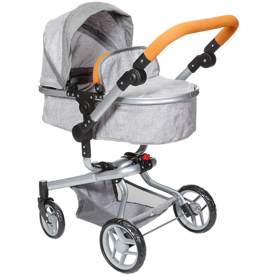 knorr toys® Puppenwagen Boonk - stone brown grau