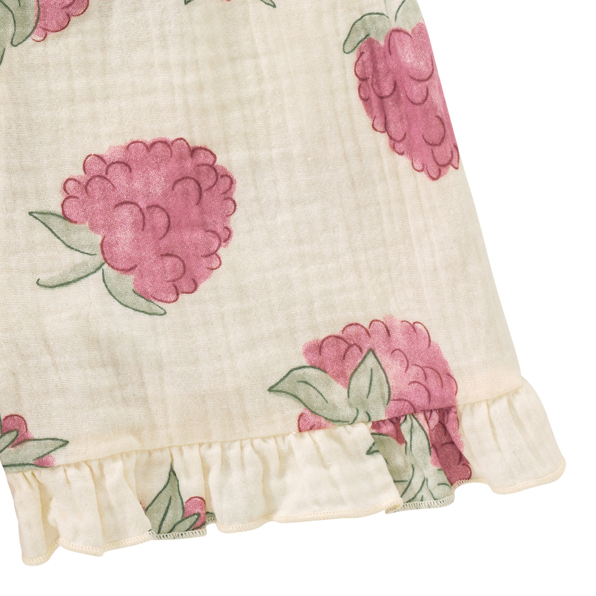 Topolino Pure Collection Mädchen Shorts aus Musselin creme
