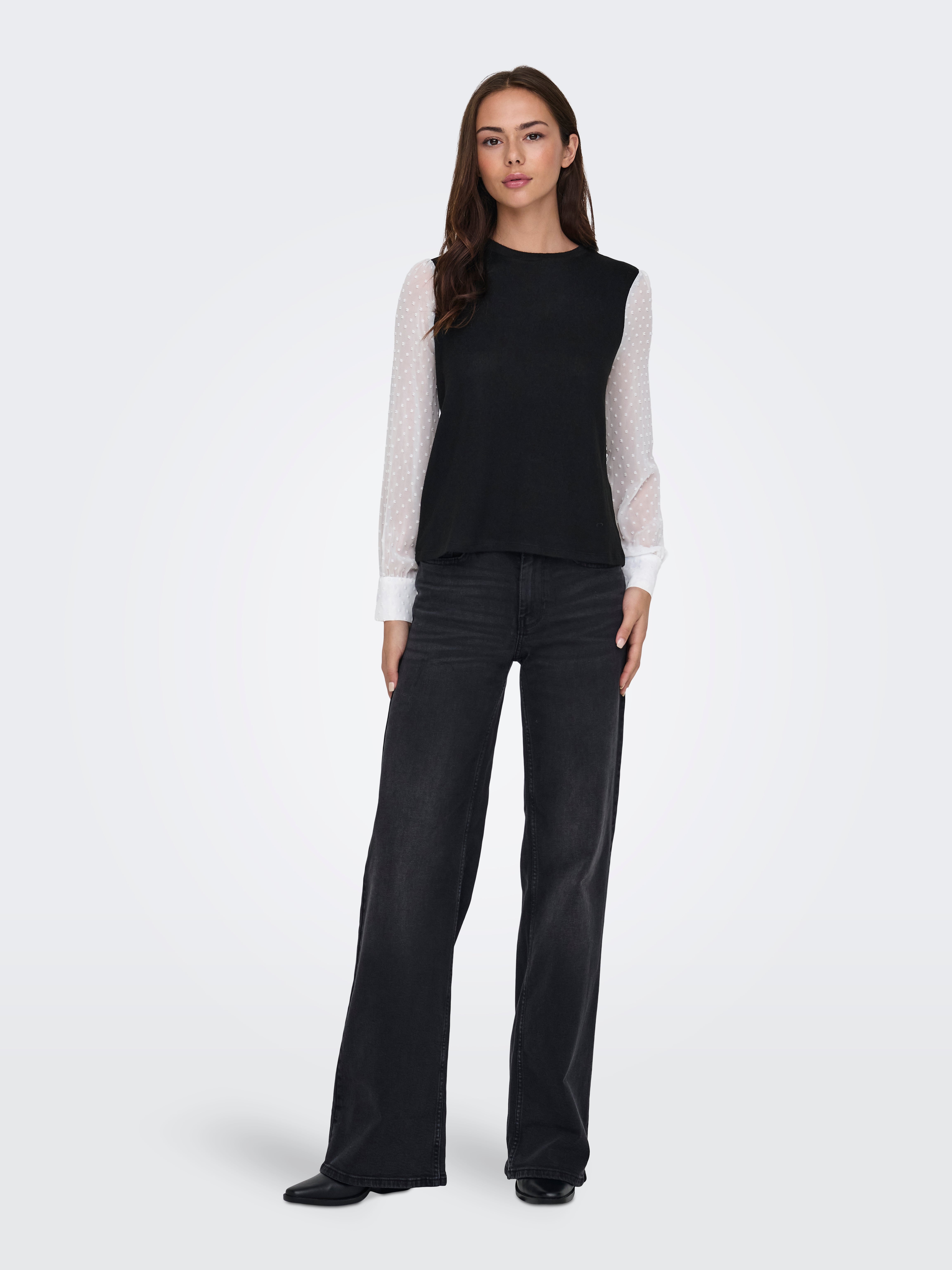 ONLAISSHA Top Black
