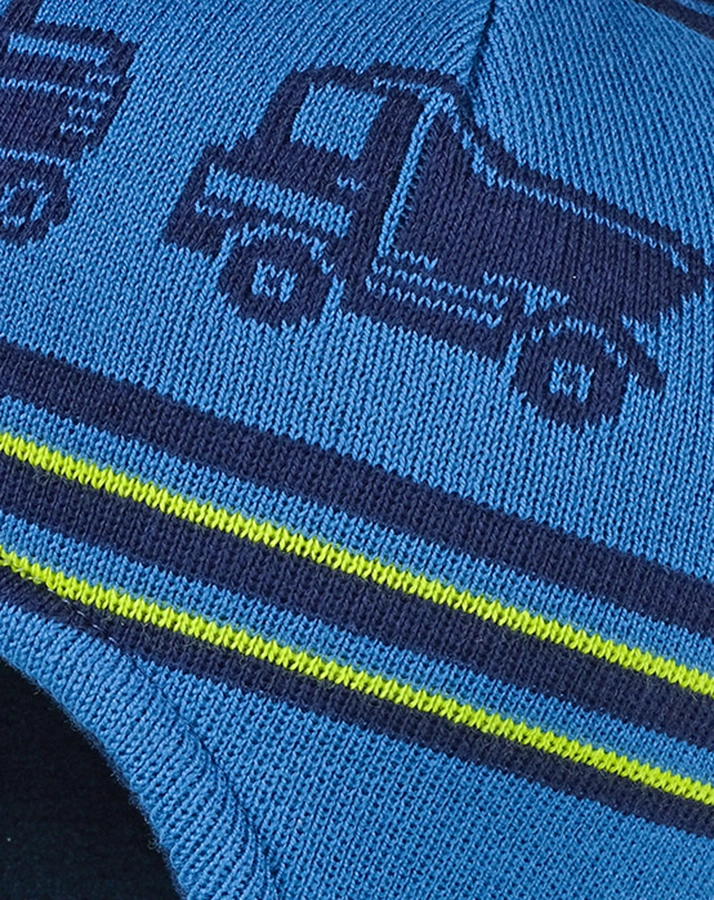 Wintermütze MINI FAHRZEUG in denim/navy