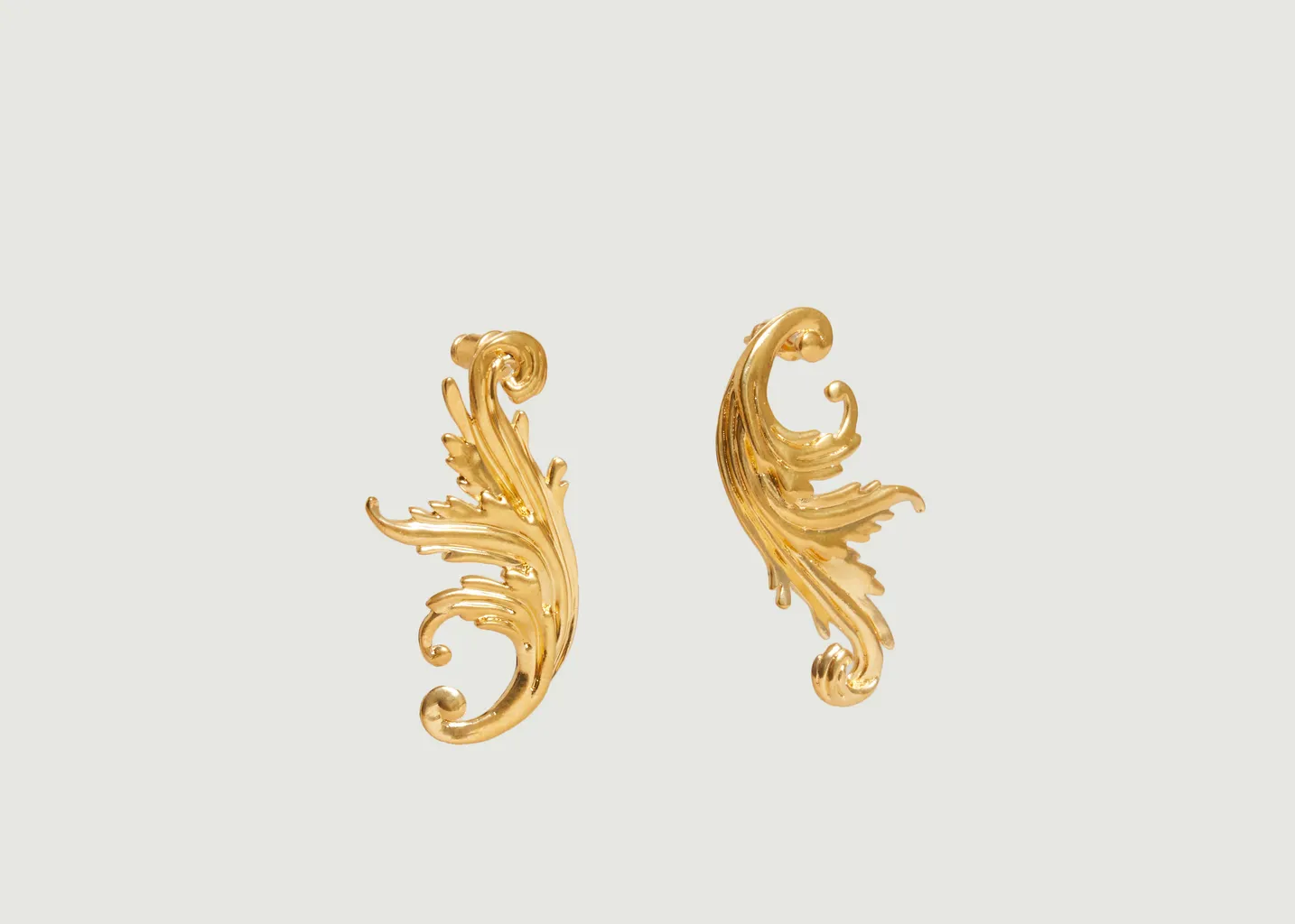 Boucles d'oreilles pendantes plaqué or Akantha An-nee
