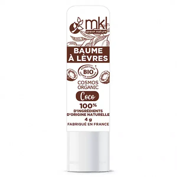 MKL Green Nature Baume à Lèvres Bio Coco 4g
