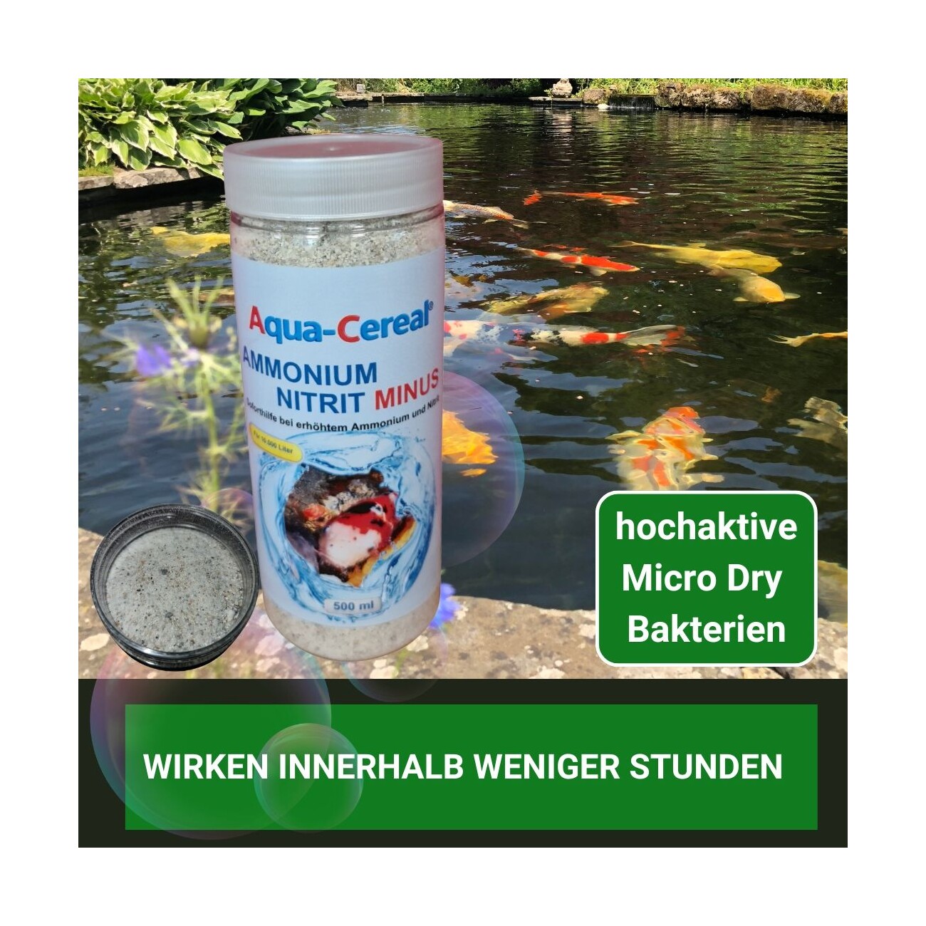 Aqua-Cereal Ammonium & Nitrit MINUS Bakterien 500 ml