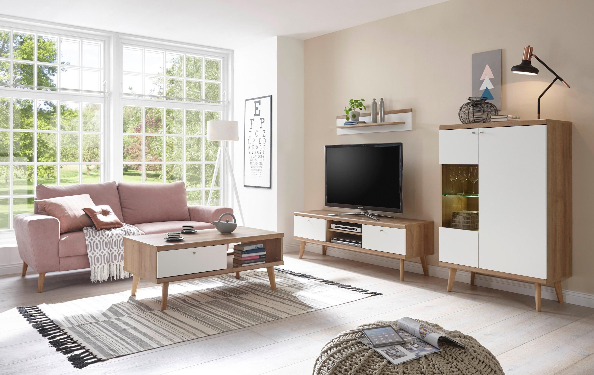 andas Wohnwand »Merle« Set, 3 Stk. tlg.