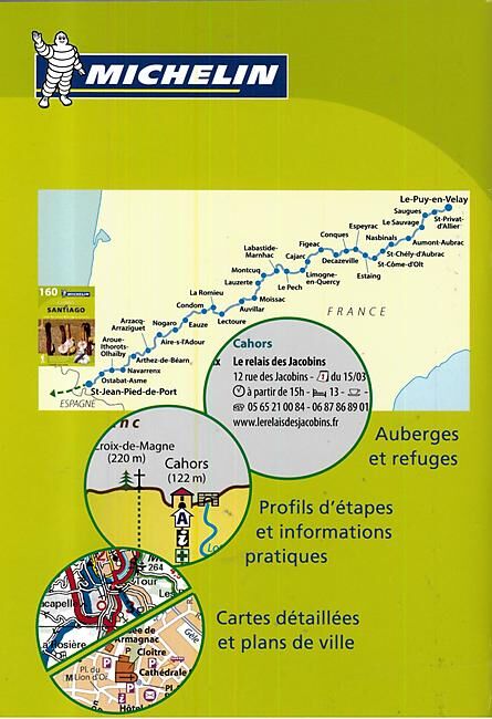 MICHELIN - 161 CHEMINS DE COMPOSTELLE 1 150 000