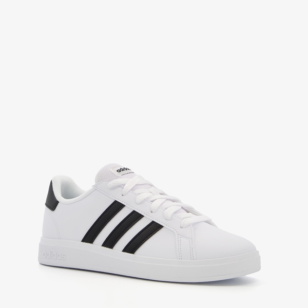 Adidas Grand Court 2.0 kinder sneakers wit/zwart