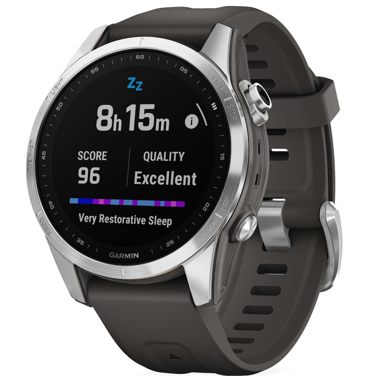 Garmin Fenix 7S smartklokke 42 mm (grafitt)