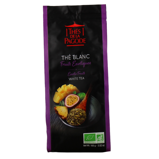 Thés de la Pagode Thé Blanc Fruits Exotiques Bio