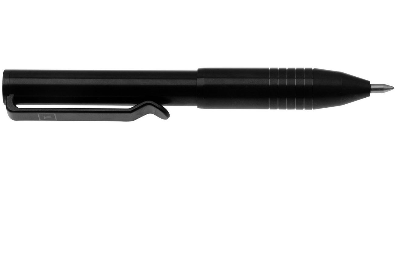 Big Idea Design Ti Pocket Pro Pen TI-PP-BK Antique Black Titanium, auto adjusting everyday carry pen