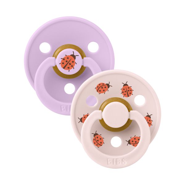 BiBs Studio Colour Fopspeen - Rond - 2 Stuks