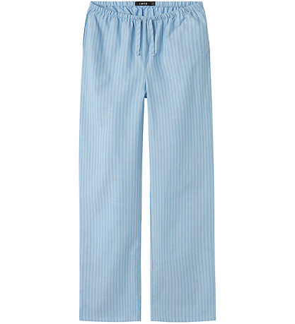LMTD Hosen - NlfKelle - Silber Blue/White Stripe