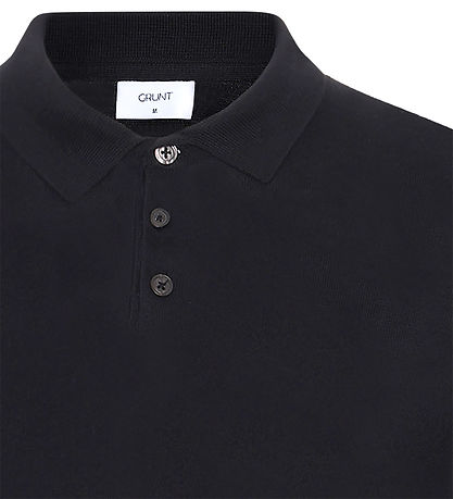Grunt Bluse - Grau - Strick - Black