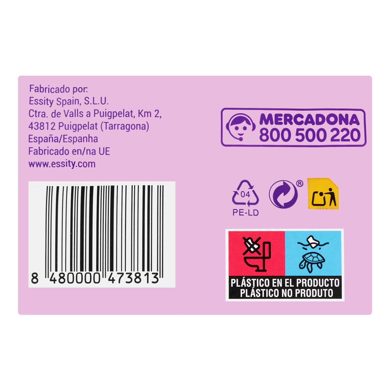 Coussinet pliable classique sans ailettes Deliplus