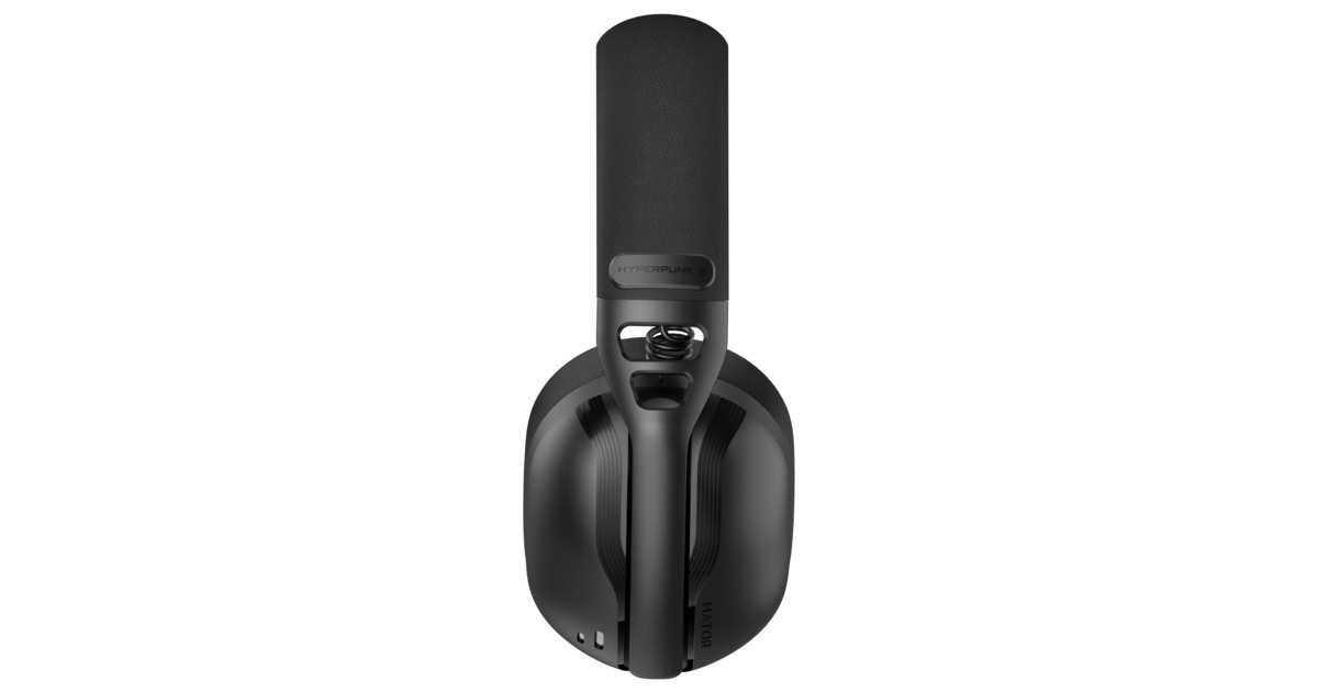 HatorHyperpunk 3 Wireless over-ear gaming headset  (Zwart, 2.4GHz / Bluetooth 5.4 / USB-C)