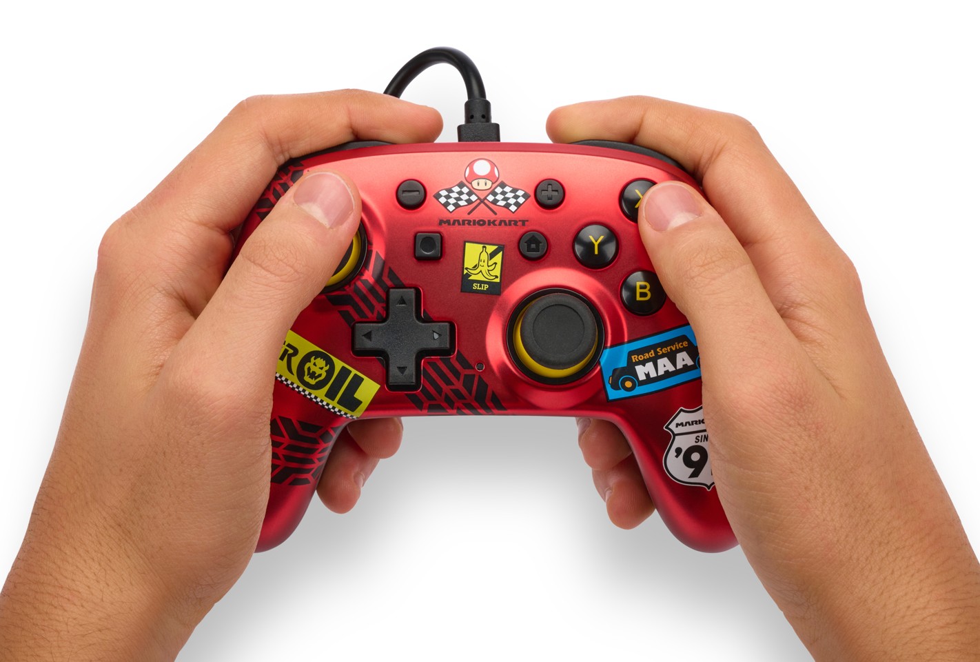 PowerA Nano Wired Switch Controller - Mario Kart: Racer Red /Nintendo Switch