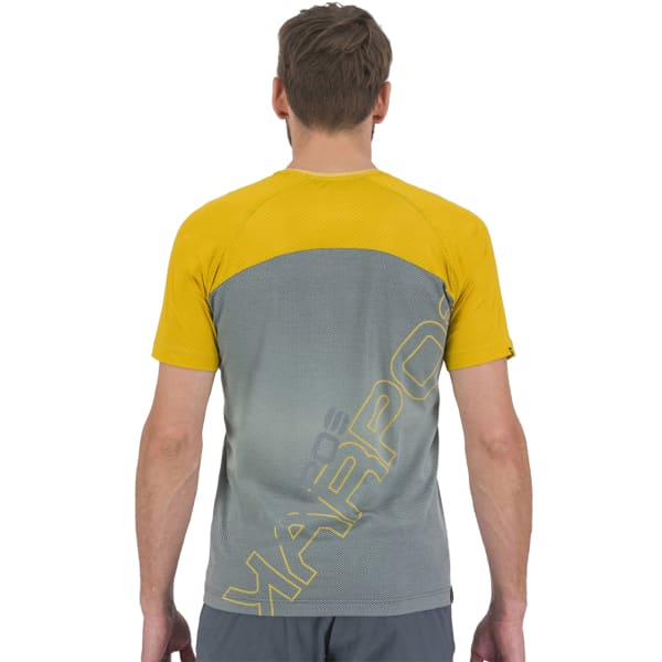 T-shirt randonnée KARPOS MOVED EVO JERSEY DARK SLATE/LEMON CURRY